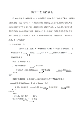 水利工程施工工艺流程说明