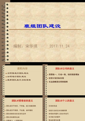 班组团队建设2017.11