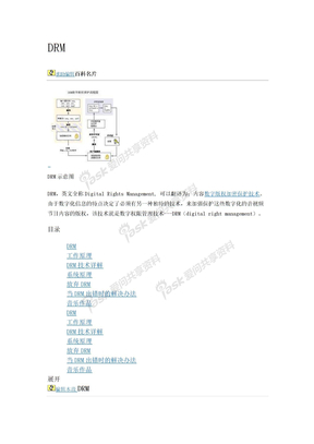 DRM（数字版权管理）