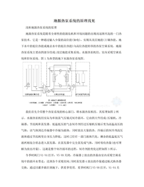 地源热泵系统的原理浅见