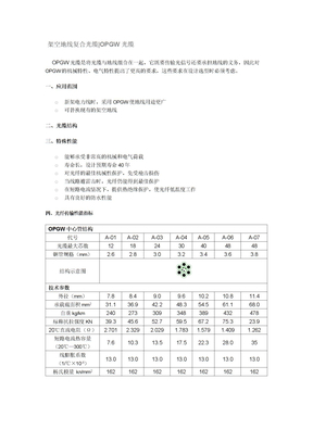 架空地线复合光缆OPGW光缆