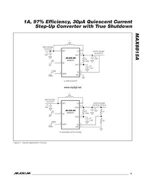 MAX8815A升压电路