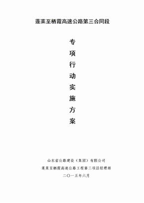专项行动实施方案