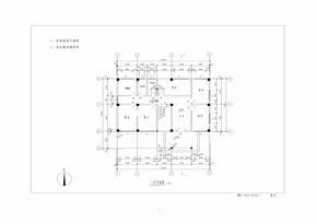 建筑cad平面图-练习图