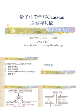 量子化学程序Gaussian