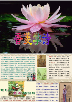 20《香菱学诗》