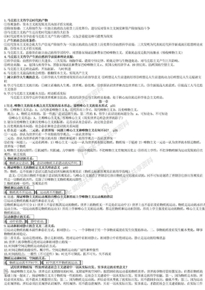 马克思主义基本原理概论2012年自考马克思主义基本原理概论(重点)