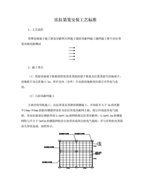 法拉第笼施工工艺标准