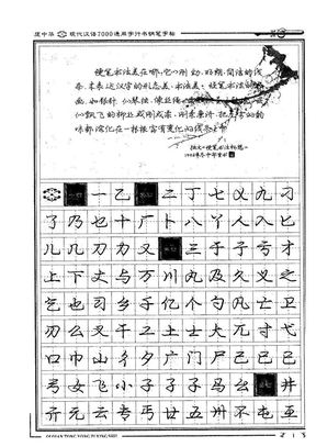 庞中华钢笔行书7000字帖(46)