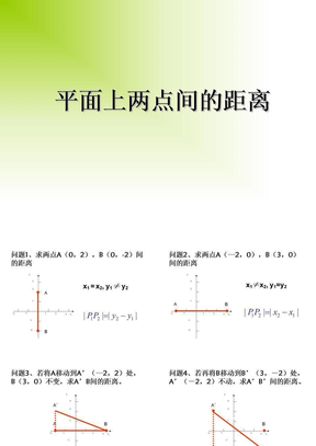 两点间的距离