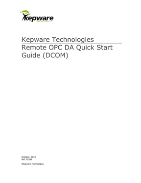 kepware opc 快速入门教程