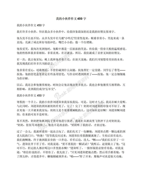 我的小伙伴作文450字