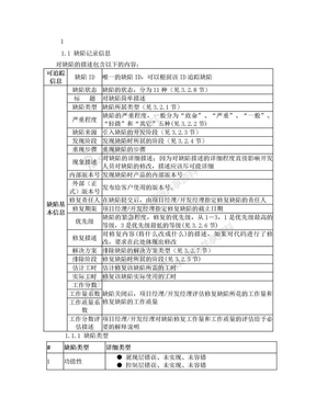 CQ缺陷管理规范