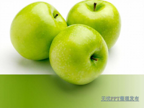 青苹果-植物PPT模板