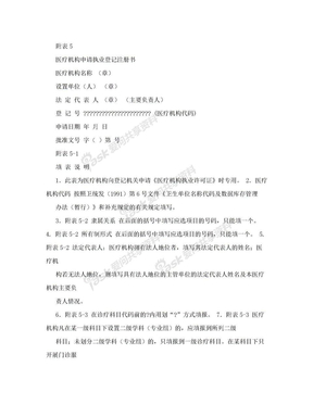 医疗机构申请执业登记注册书 - 湖南卫生信息网