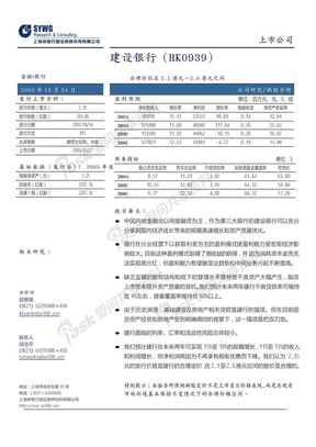 建行报告