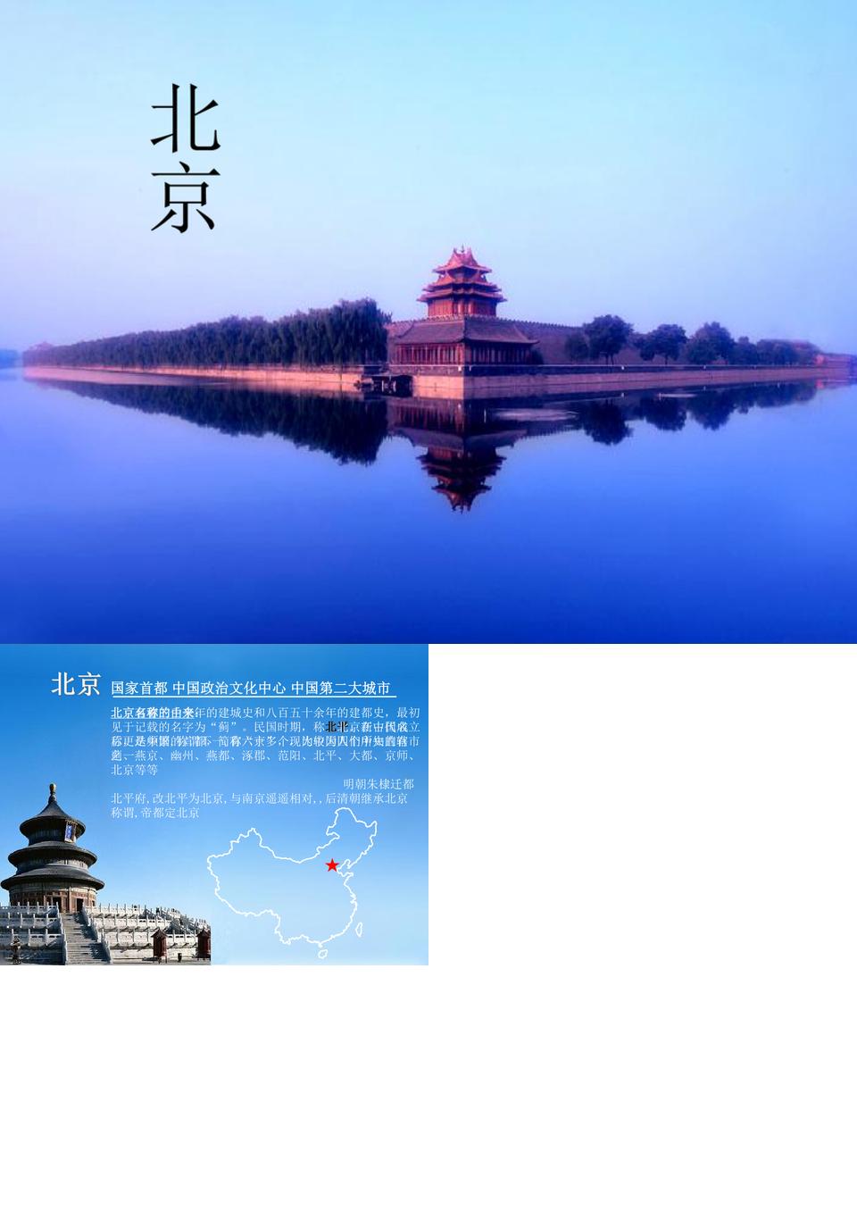 旅游地理介绍之北京