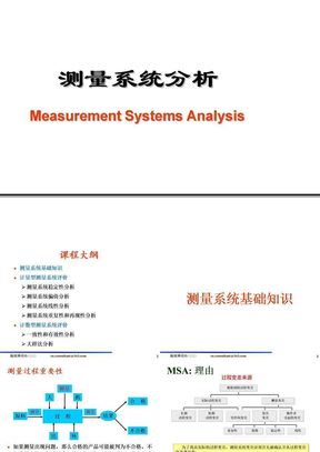 MSA培训教材