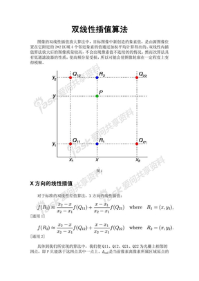 双线性插值算法