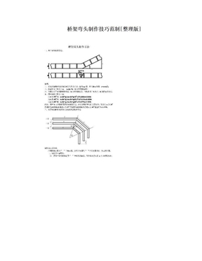 桥架弯头制作技巧范制[整理版]