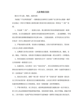 人防物防技防