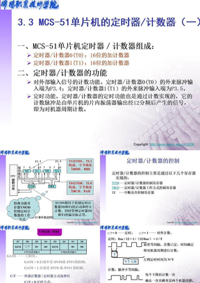 MCS-51单片机的定时器计数器