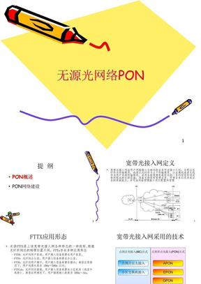 无源光网络PON培训