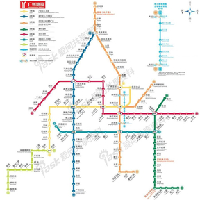 广州广州地铁路线图