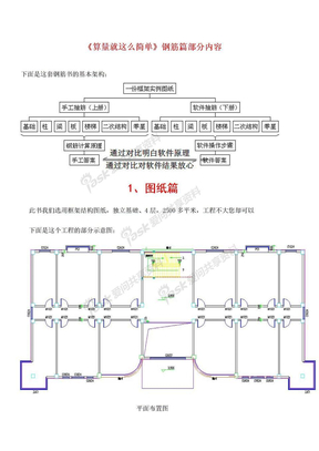 算量就这么简单