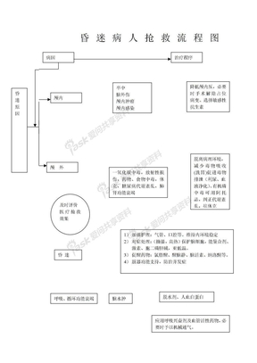 昏迷抢救流程图