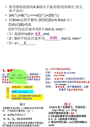 化学平衡状态