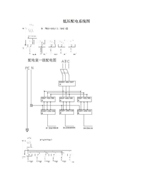 低压配电系统图