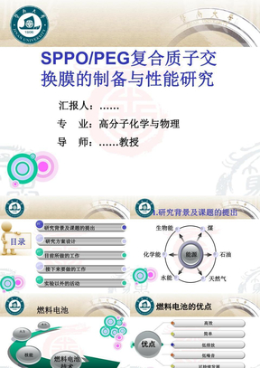 研究生毕业答辩PPT