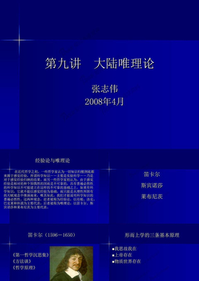 西方哲学智慧09唯理论