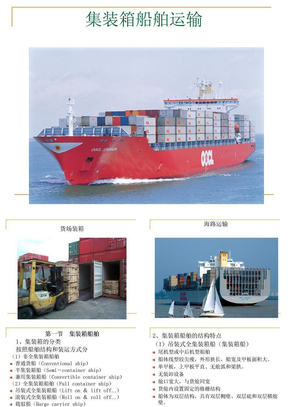 集装箱船舶运输（ ）