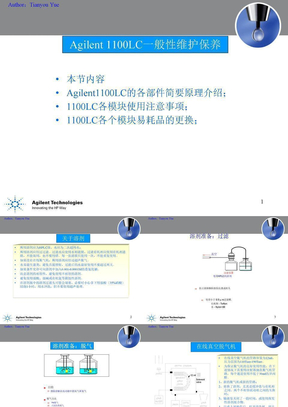 安捷伦HPLC1100培训资源5_HPLCTM