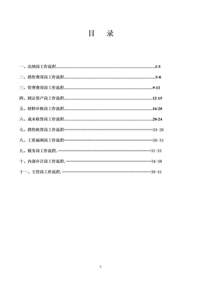 公司财务流程doc