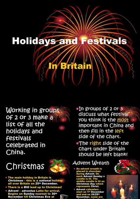 Holidays and Festivals