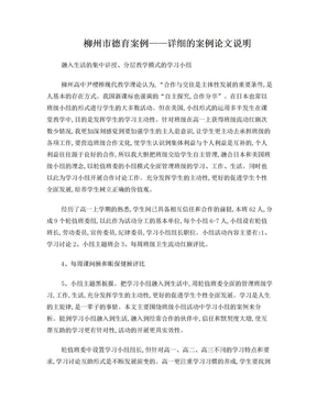 3000字详细论文