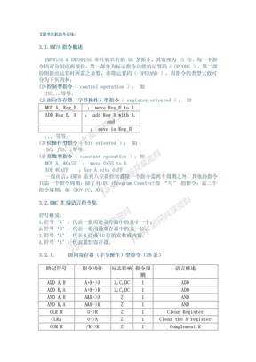 义隆单片机指令