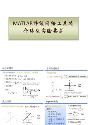 MATLAB神经网络工具箱