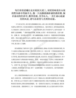 2012浙江宁波中考满分作文：你是我的一本书