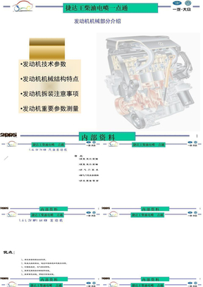 3922  一汽大众 捷达  柴油机机械结构