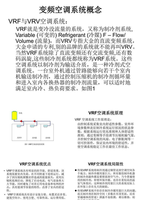 1-VRF空调系统简述