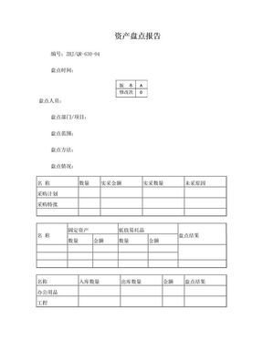 31资产盘点报告