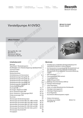 力士乐A10VSO系列