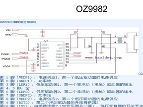 OZ9982引脚功能