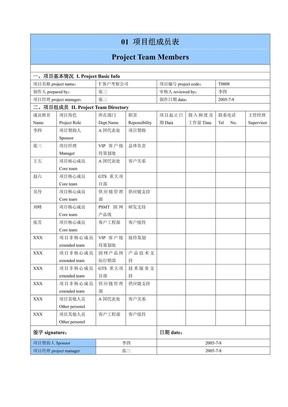 01 项目组成员表