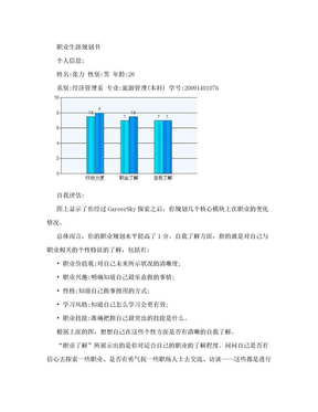 旅游管理职业生涯规划书