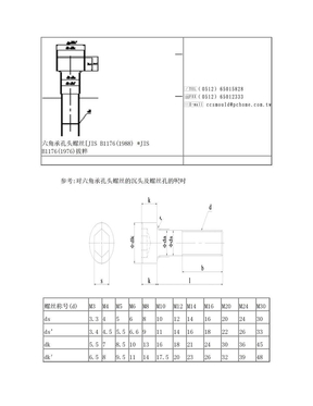 标准内六角螺丝尺寸表